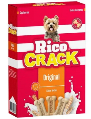 RICOCRACK CACHORRO SABOR LECHE 200GR1
