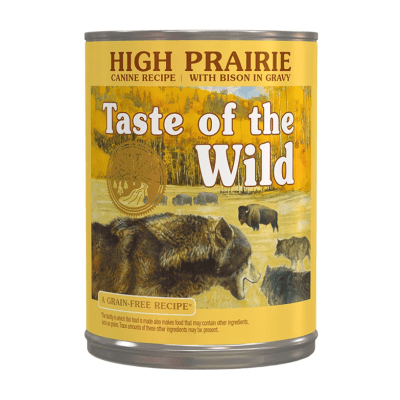 TASTE CANINE HIGH PRAIRIE LATA 374 GR1
