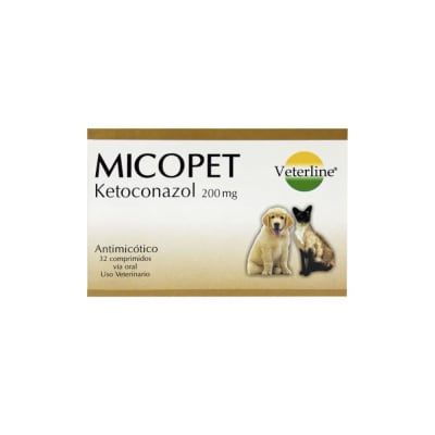 VETERLINE ANTIMICÓTICO MICOPET/KETOCONAZOL 200 MG 1 TAB1