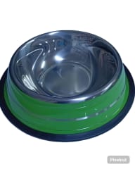 KELI PERRO METALIZADO CON RAYAS 16 CM