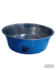 KELI PERRO METALIZADO CON DISEÑO 28 CM