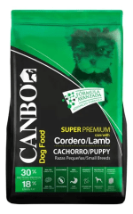 ALIMENTO SECO GRANEL CANBO CACHORRO RP CORDERO SACO 7 KG