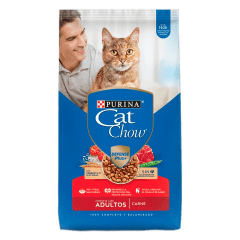 ALIMENTO SECO GRANEL CAT CHOW ADULTO CARNE SACO 8 kg