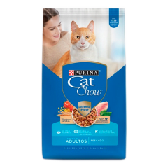 ALIMENTO SECO GRANEL CAT CHOW ADULTO PESCADO SACO 8 kg