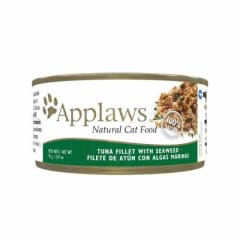 APPLAWS CAT ADULTO FILETE DE ATÚN CON ALGAS MARINAS LATA 70 GR