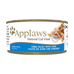 APPLAWS CAT ADULTO FILETE DE ATÚN CON CANGREJO LATA 70 gR