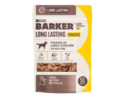 BARKER SNACK LONG LASTING ALITAS DE POLLO X 50 UND