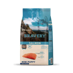 BRAVERY DOG PUPPY MINI SMALL BREEDS SALMON 2 KG