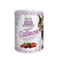 BRIT CARE CAT SUPERFRUITS SALMON  LATA 100 GR