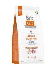 BRIT CARE DOG HYPOALLERGENIC ADULT MEDIUM BREED LAMB 12 KGR.