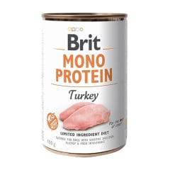 BRIT DOG MONO PROTEIN TURKEY LATA 400 GR