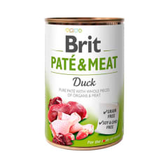 BRIT DOG PATE&MEAT DUCK LATA 400 GR