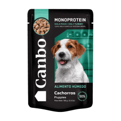 CANBO DOG MONOPROTEIN CACHORRO PAVO POUCH 100 G