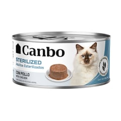 CANBO GATO ADULTO ESTERILIZADO POLLO LATA 85 GR