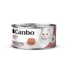 CANBO GATO ADULTO POLLO Y PAVO LATA 85 GR
