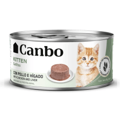 CANBO GATO KITTEN POLLO E HÍGADO LATA 85 GR