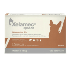 AGROVET XELAMEC SPOT ON PERRO Y GATO 5-10KG X 1 UND