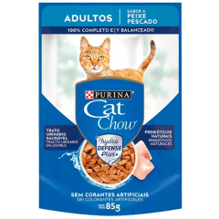 CAT CHOW ADULTO PESCADO POUCH 85Gr