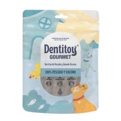 DENTITOY BARRITAS GOURMET DE VACUNO Y PESCADO 6 UNI