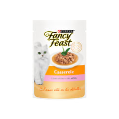 FANCY FEAST GATO CASSEROLE ATÚN/SALMÓN POUCH 85GR