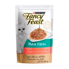FANCY FEAST GATO PETIT FILETS SALMÓN POUCH 85GR