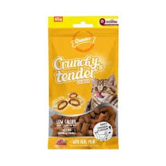 GNAWLERS CAT CRUNCHY & TENDER TREATS POLLO 65GR