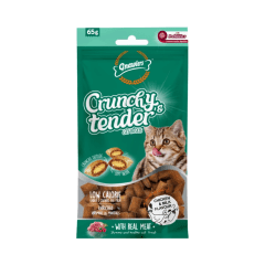 GNAWLERS CAT CRUNCHY & TENDER TREATS POLLO Y LECHE 65GR