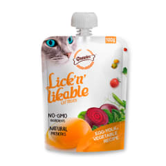 GNAWLERS CAT LICK' N' LIKABLE YEMA DE HUEVO Y VEGETALES 100 GR