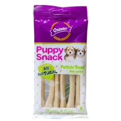 GNAWLERS PUPPY SNACK PETTIDE BONE 40GR
