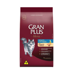 GRANPLUS GATO ADULTO CASTRADO FRANGO Y ARROZ 10.1 KG