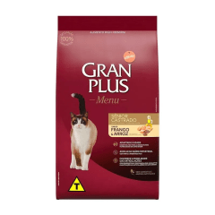 GRANPLUS GATO SENIOR CASTRADO POLLO Y ARROZ 3 KG