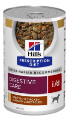 HILLS PD CANINE I/D (CUIDADO DIGESTIVO) ESTOFADO LATA 354Gr