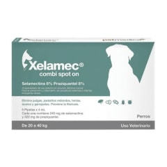 AGROVET XELAMEC COMBI SPOT ON PERRO Y GATO 20-40 KG X 1 UND
