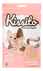 KISSITO ATUN Y SALMON 4 TUB X 14 GR