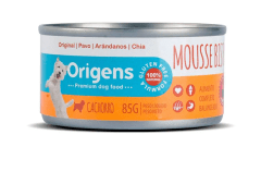 ORIGENS PERRO MOUSSE BISTRO CACHORRO PAVO ARÁNDANOS CHÍA LATA 85 G
