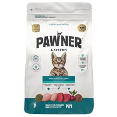 PAWNER GATO CACHORRO POLLO Y CARNE 1 KG