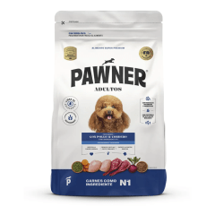 PAWNER PERRO ADULTO MINI Y PEQ POLLO Y CORDERO 1 KG