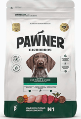 PAWNER PERRO CACHORRO POLLO Y CARNE 1 KG