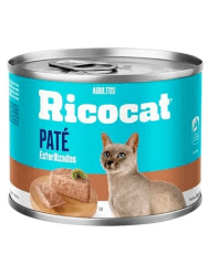 RICOCAT ADULTO PATÉ ESTERILIZADO LATA 180 GR