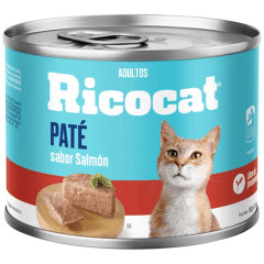 RICOCAT ADULTO PATE SALMON LATA 180Gr