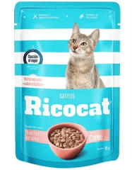 RICOCAT GATITOS CARNE SACHET 85 GR