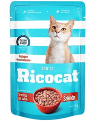 RICOCAT SALMON SACHET 85 GR