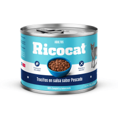 RICOCAT TROCITOS EN SALSA PESCADO LATA 190 GR
