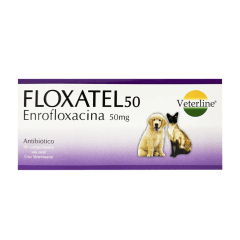VETERLINE FLOXATEL 50MG X1 COMPRIMIDO