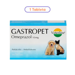 VETERLINE PROTECTOR GÁSTRICO GASTROPET/OMEPRAZOL 10 MG 1 TAB