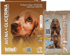 VETLINEX HIPOALERGÉNICO PERRO AVENA+GLICERINA SACHET 50 ML