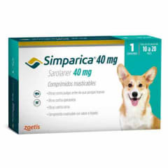 ZOETIS PERRO SIMPARICA 10-20 Kg  X 1 TAB