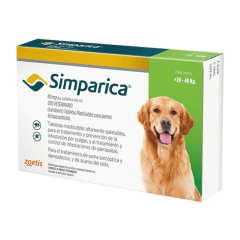 ZOETIS PERRO SIMPARICA 20-40 Kg X 1 TAB