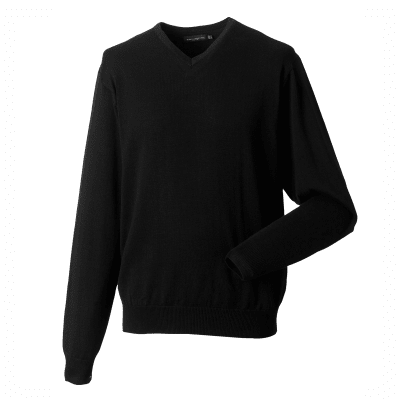 COTIZAR Cotton Blend V-Neck Pullover