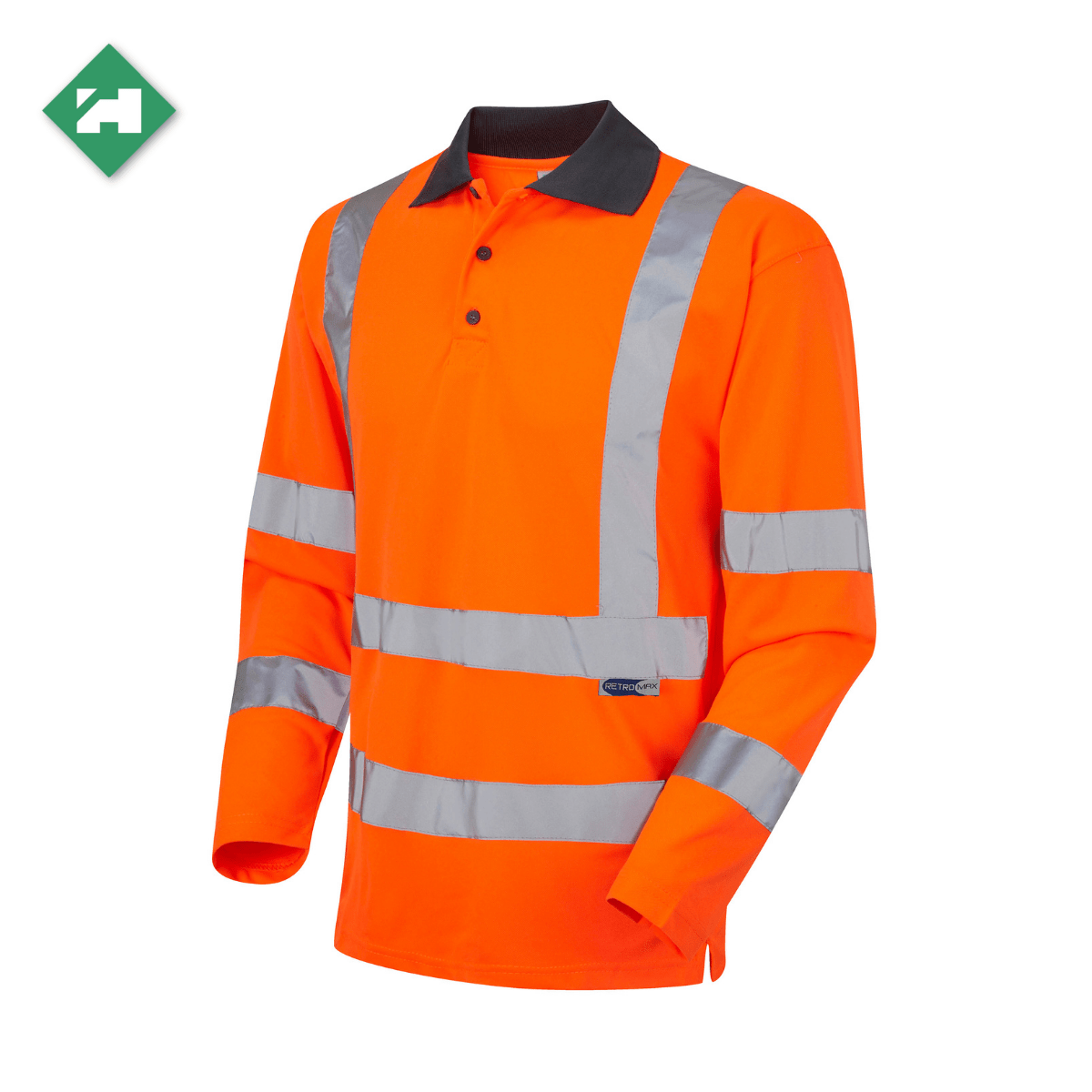 COTIZAR EcoViz Long Sleeved Coolviz Polo Shirt